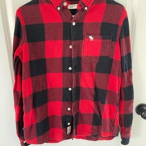 Abercrombie kids flannel 15/16